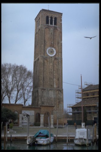 Campanile della Basilica dei Santi Maria e Donato: campanile (basilicale)  / maestranze venete - Venezia (VENEZIA) 