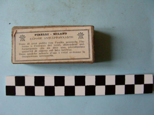 Sapone antiappannante / sec. XX