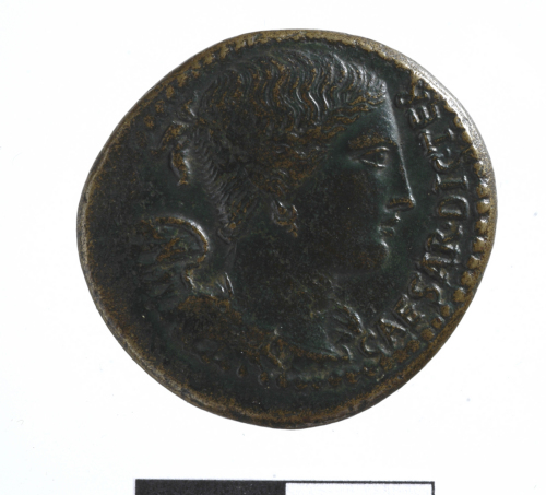 bronzo (serie: Romana repubblicana) C. CLOVI. PRAEF, CAESAR DIC. TER 45 a.C. - 45 a.C. incerta