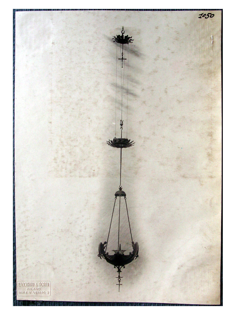 foto lampadario INVN. 1404 / positivo / 1905 ( ca. )