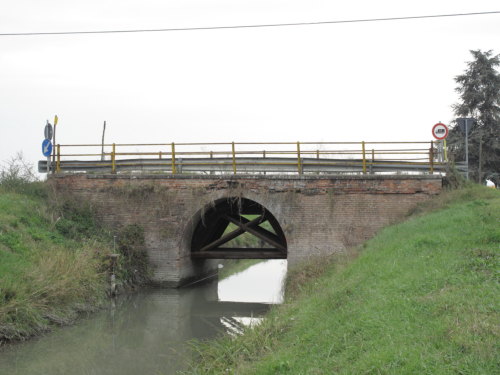 Ponte Bergantina: ponte (demaniale)  / ambito rodigino polesano - periodo ottocentesco - BERGANTINO (ROVIGO)