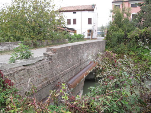 Ponte Vallicelli: ponte (demaniale)  / ambito rodigino polesano - periodo ottocentesco - CASTELNUOVO BARIANO (ROVIGO) 