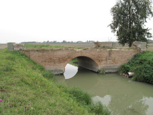 Ponte Cova: ponte (demaniale)  / ambito rodigino polesano - periodo ottocentesco - CASTELNUOVO BARIANO (ROVIGO) 