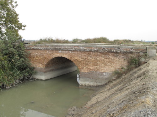 Ponte Campagnina: ponte (demaniale)  / ambito rodigino polesano - periodo ottocentesco - CENESELLI (ROVIGO) 