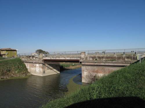 Ponte Minella: ponte (demaniale)  / ambito rodigino polesano - periodo ottocentesco - POLESELLA (ROVIGO)