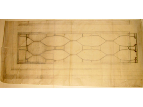 studio per vetrata / disegno / sec. XX