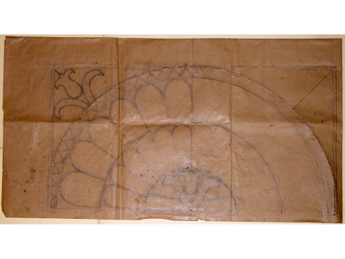 studio per vetrata / disegno / sec. XX