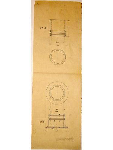 studio per due supporti / disegno / sec. XX