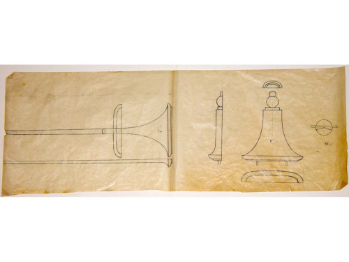 progetto per due appliques / disegno / sec. XX