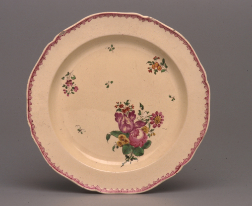 decoro floreale / PIATTO / manifattura Antonibon / XVIII/XIX (fine/inizio)