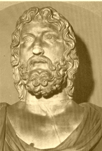 Busto maschile / Zeus / epoca romana/ sec. II d. C.