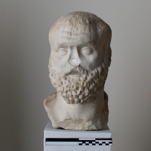 testa maschile / Filosofo / età romana/ sec. II d.C. (metà)
