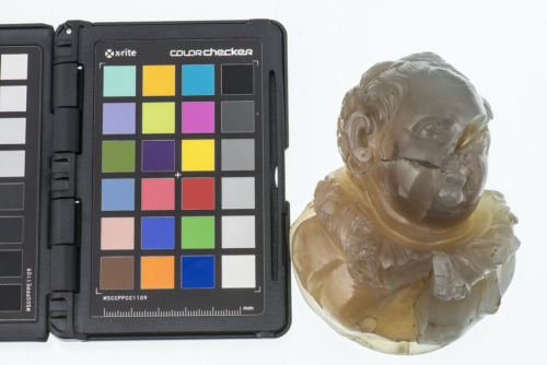 testa di putto / STATUETTA / bottega romana (?) / sec. XVI (seconda metà)