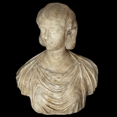 busto femminile / Ritratto femminile / età romana/ sec. III d.C. (primo quarto) 