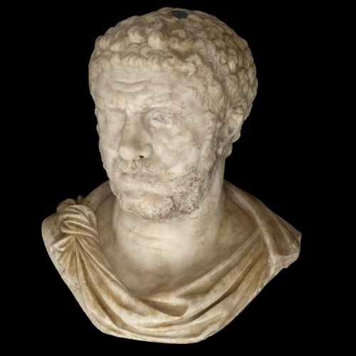 busto maschile / Caracalla / Età romana/ sec. III d.C. (primo quarto) 