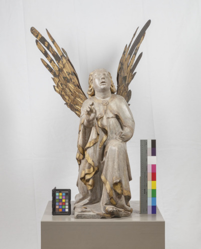 Angelo annunciante / STATUA / sec. XIV (prima metà)